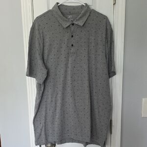 George Men's Gray Patterned Polo